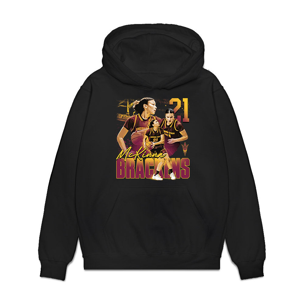 Arizona State - NCAA Womens Basketball : McKinna Brackens - Collage Premium Hooded Sweatshirt-0