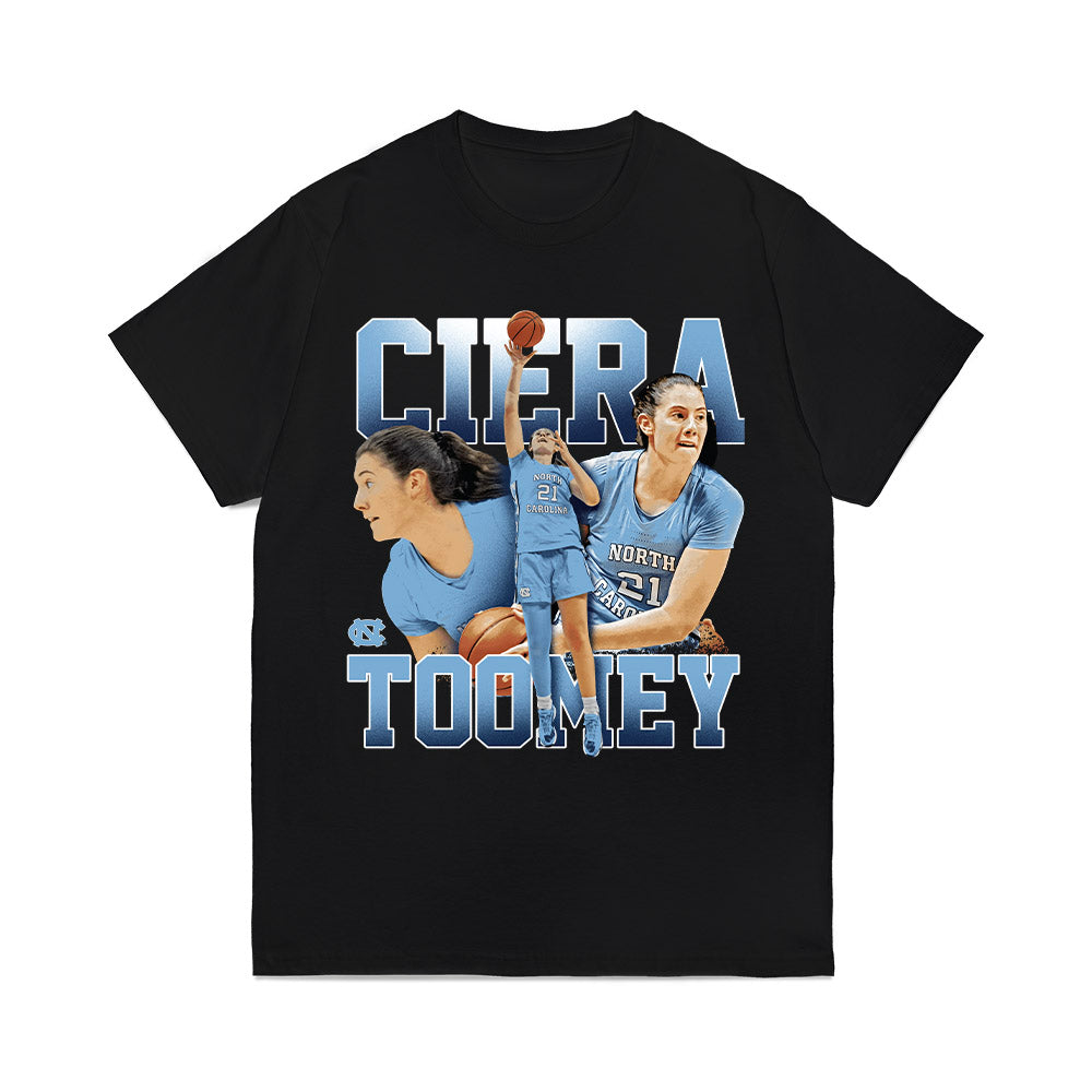 UNC - NCAA Womens Basketball : Ciera Toomey - Collage Comfort Colors T-Shirt-0