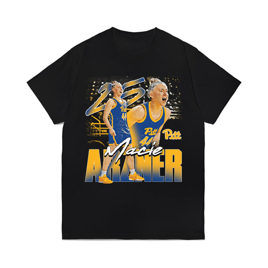Pittsburgh - NCAA Womens Basketball : Macie Arzner - Collage Comfort Colors T-Shirt-0