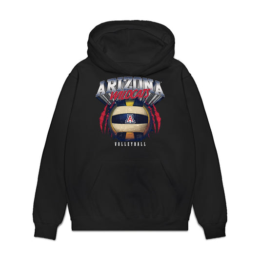 Arizona - NCAA Women's Volleyball : Brenna Ginder - Sports Shersey Premium Hooded Sweatshirt-0