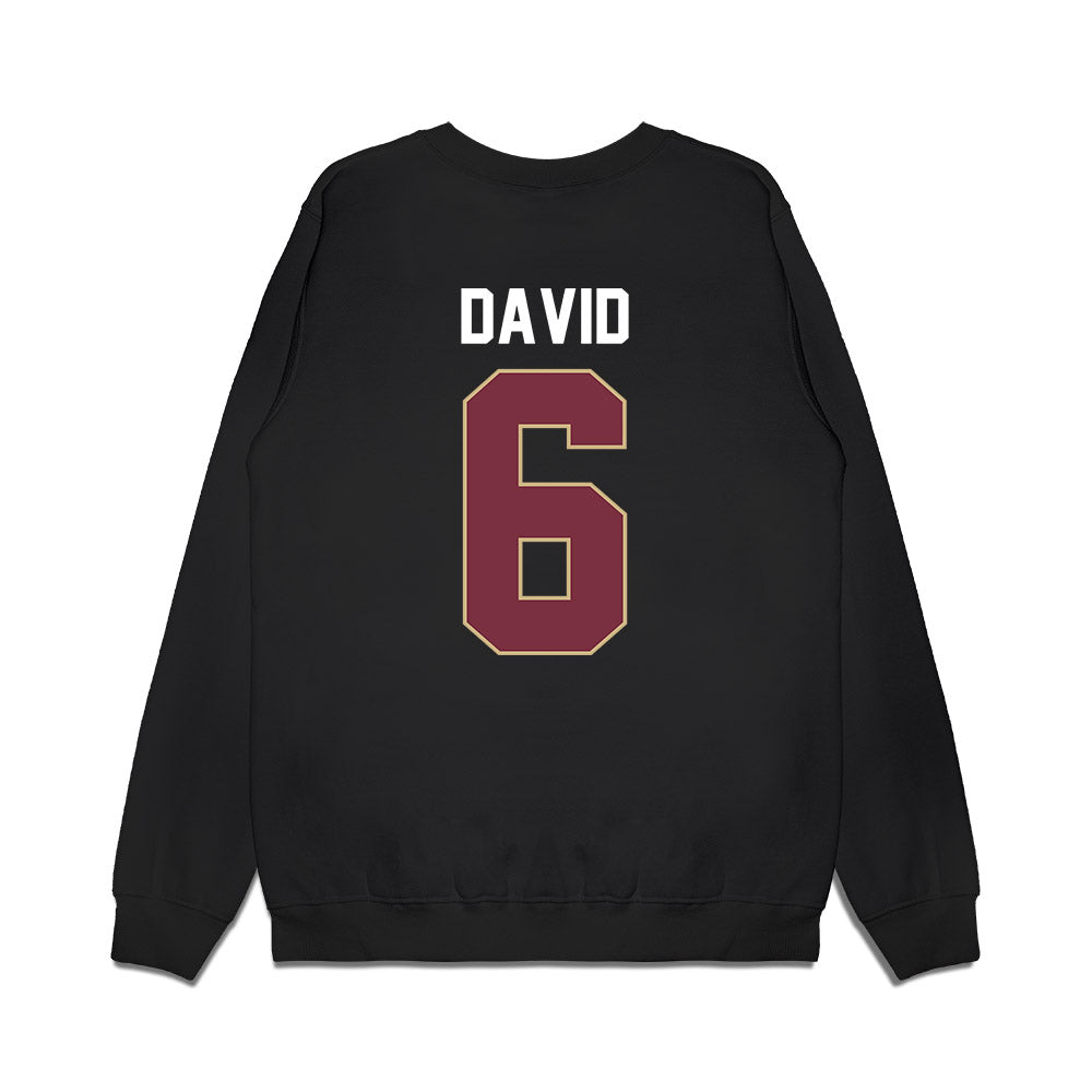 FSU - NCAA Women's Volleyball : Victoria David - Sports Shersey Premium Crewneck Sweatshirt-1