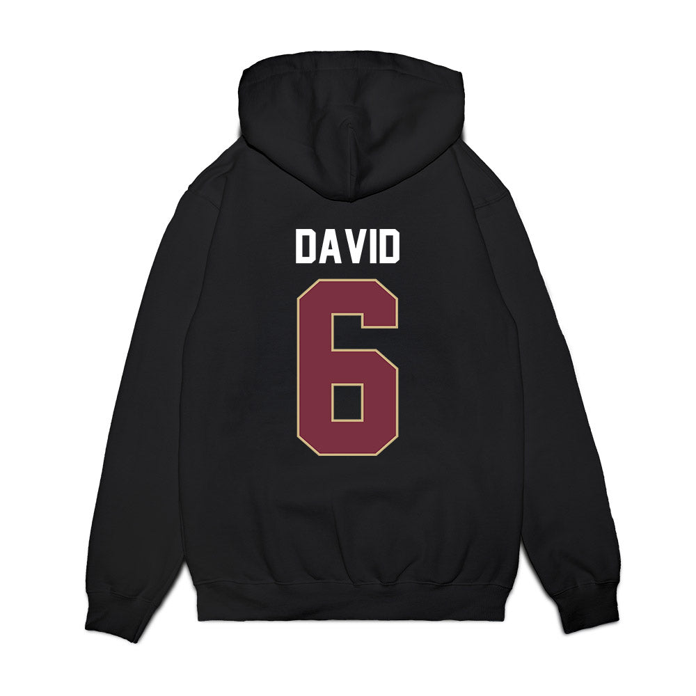 FSU - NCAA Women's Volleyball : Victoria David - Sports Shersey Premium Hooded Sweatshirt-1