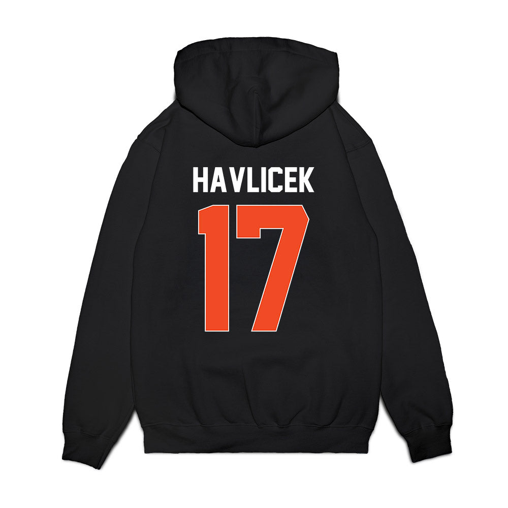 Auburn - NCAA Women's Volleyball : Grace Havlicek - Sports Shersey Premium Hooded Sweatshirt-1