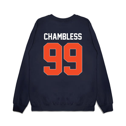 Auburn - NCAA Women's Volleyball : Greer Chambless - Sports Shersey Premium Crewneck Sweatshirt-1