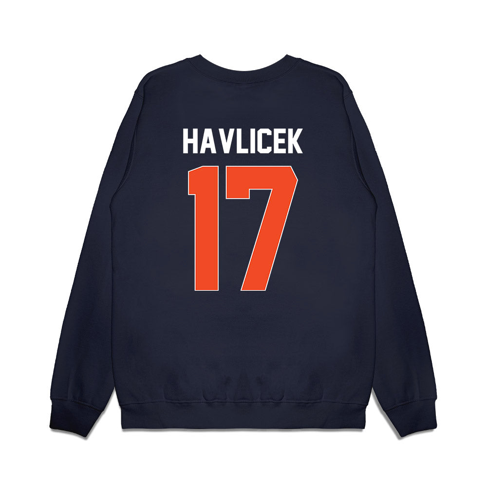 Auburn - NCAA Women's Volleyball : Grace Havlicek - Sports Shersey Premium Crewneck Sweatshirt-1