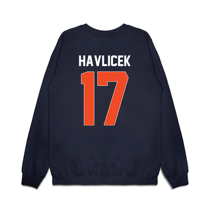 Auburn - NCAA Women's Volleyball : Grace Havlicek - Sports Shersey Premium Crewneck Sweatshirt-1