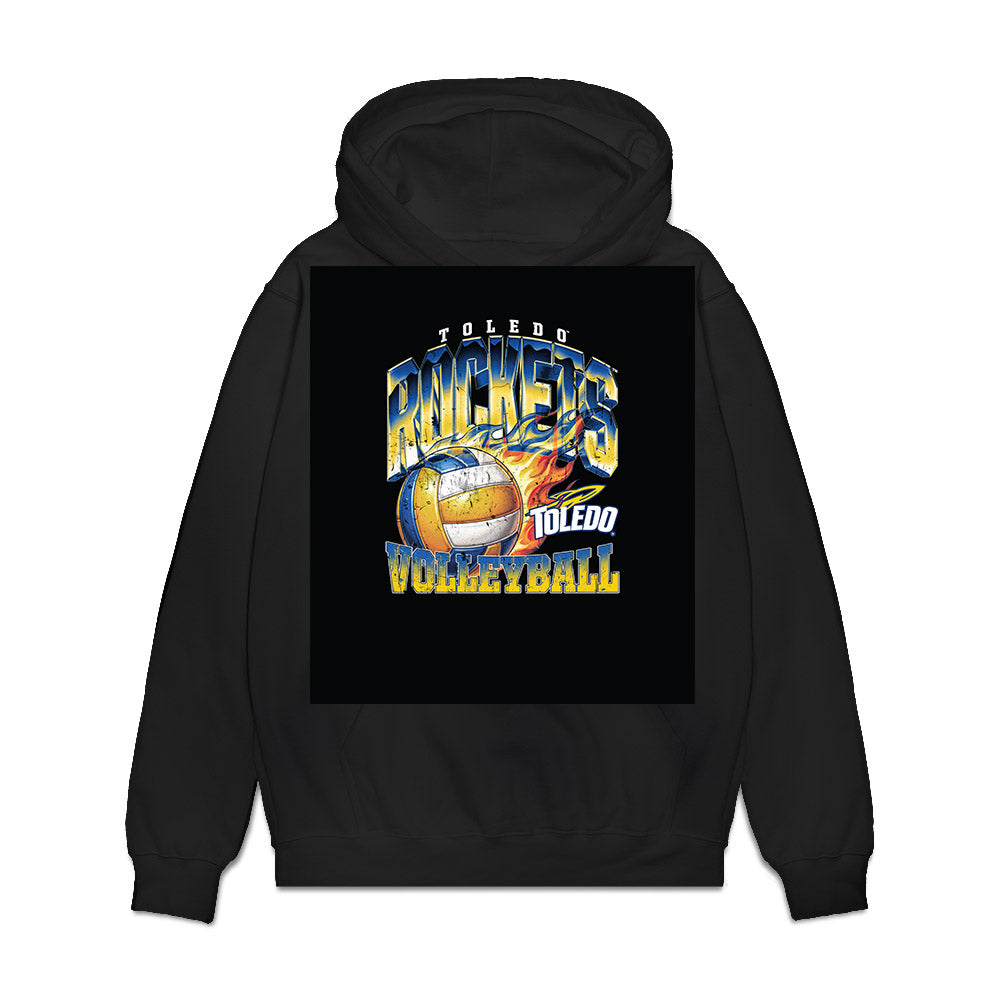 Toledo - NCAA Women's Volleyball : Kayla Ozanich - Sports Shersey Premium Hooded Sweatshirt-0