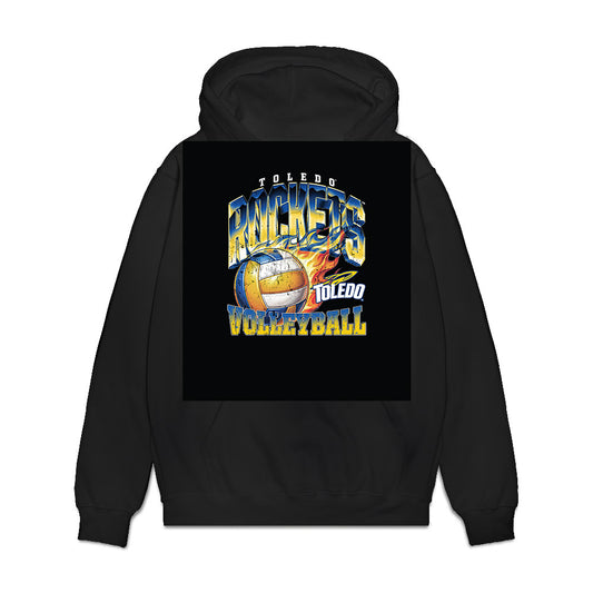 Toledo - NCAA Women's Volleyball : Lucy Monahan - Sports Shersey Premium Hooded Sweatshirt-0