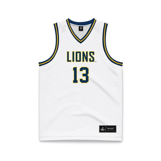 Vanguard - NCAA Men's Basketball : Aiden Gentry - White Basketball Jersey-0