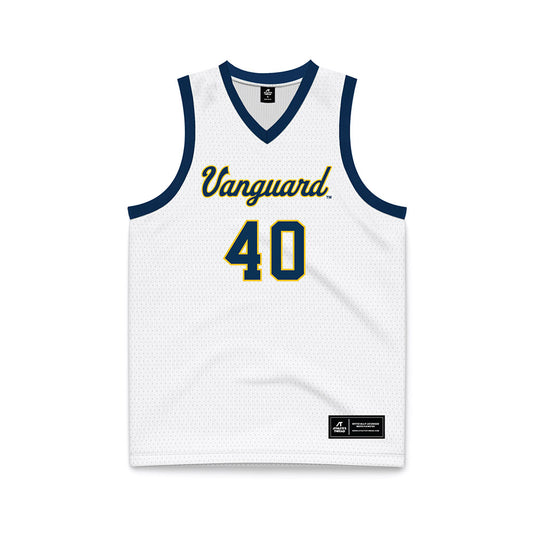 Vanguard - NCAA Women's Basketball : Emma Schaaf - White Basketball Jersey-0