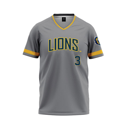Vanguard - NCAA Baseball : Caze Derammelaere - Gray Jersey-0