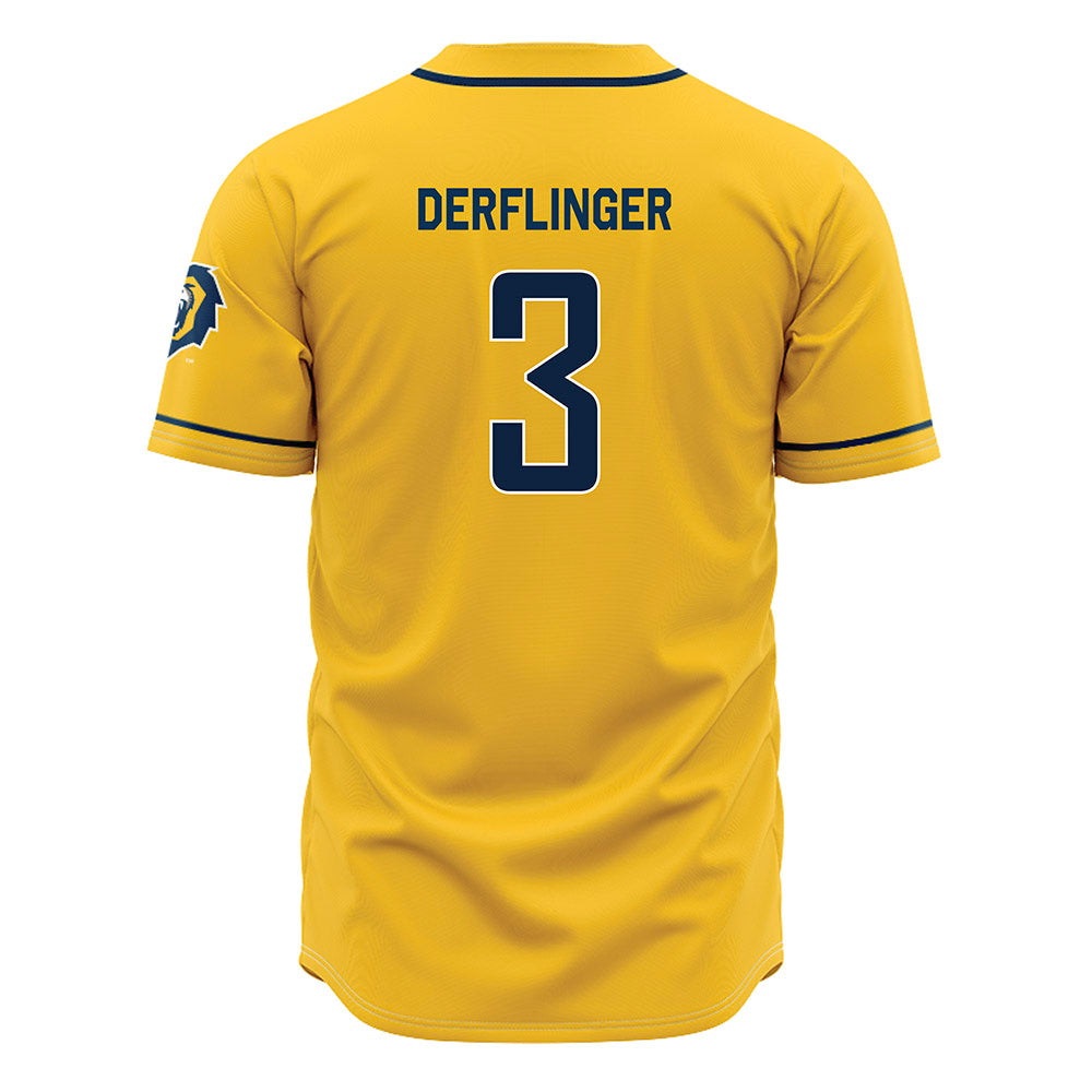 Vanguard - NCAA Baseball : James Derflinger - Gold Jersey-1