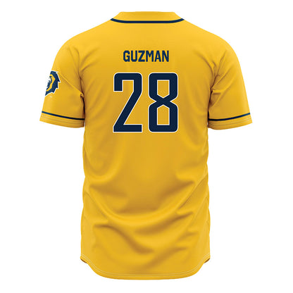 Vanguard - NCAA Baseball : Jake Guzman - Gold Jersey-1