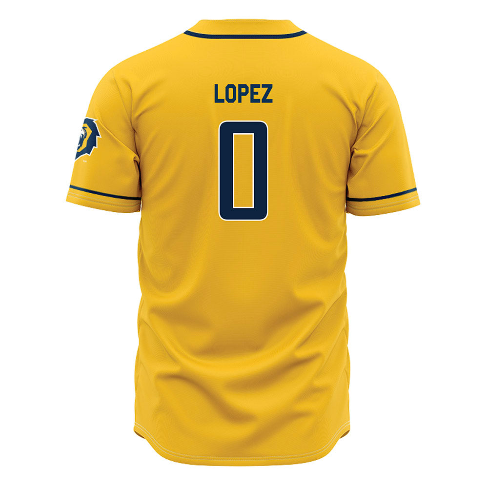 Vanguard - NCAA Baseball : Dash Lopez - Gold Jersey-1