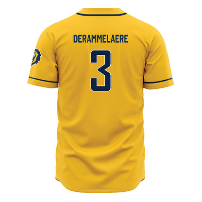 Vanguard - NCAA Baseball : Caze Derammelaere - Gold Jersey-1