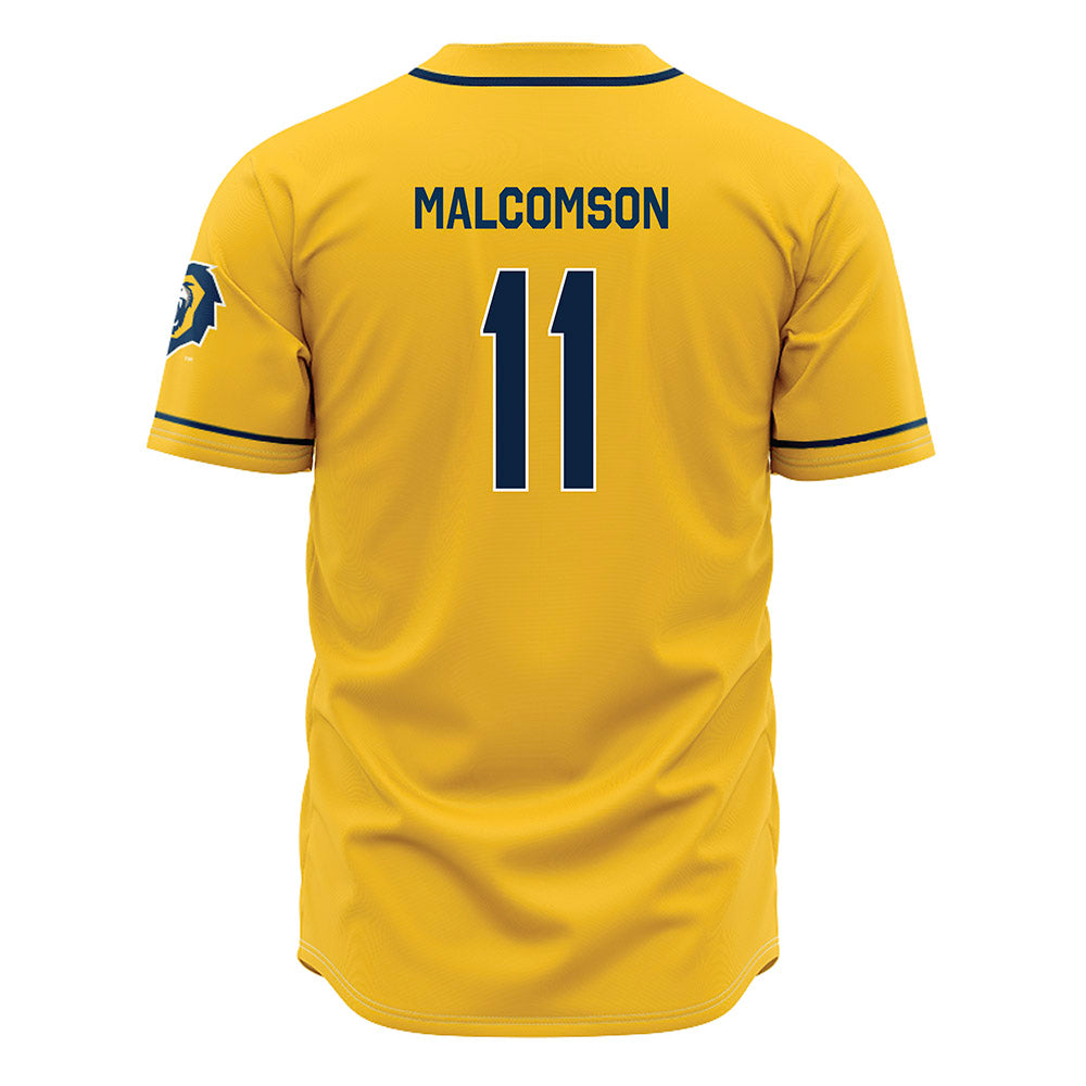 Vanguard - NCAA Baseball : Gavin Malcomson - Gold Jersey-1