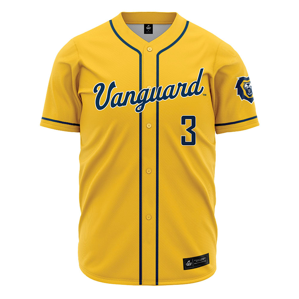 Vanguard - NCAA Baseball : James Derflinger - Gold Jersey-0