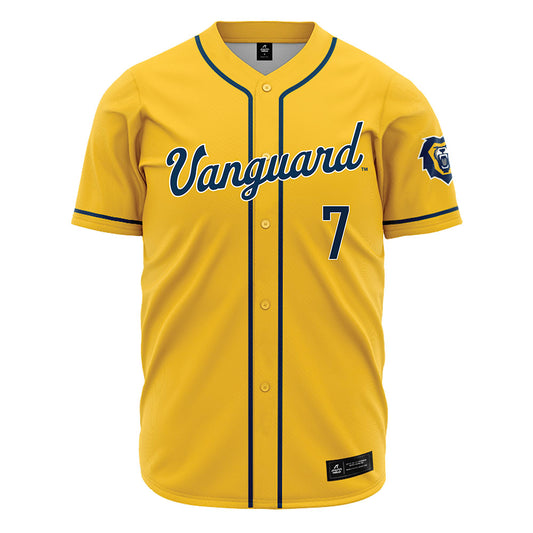 Vanguard - NCAA Baseball : Caze Derammelaere - Gold Jersey-0