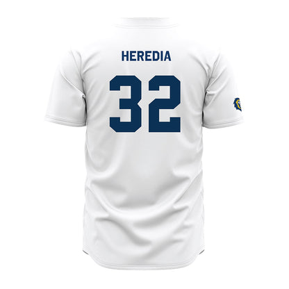 Vanguard - NCAA Softball : Genevieve Heredia - White Jersey-1