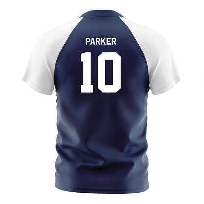 Vanguard - NCAA Men's Soccer : Luke Parker - Navy Soccer Jersey-1