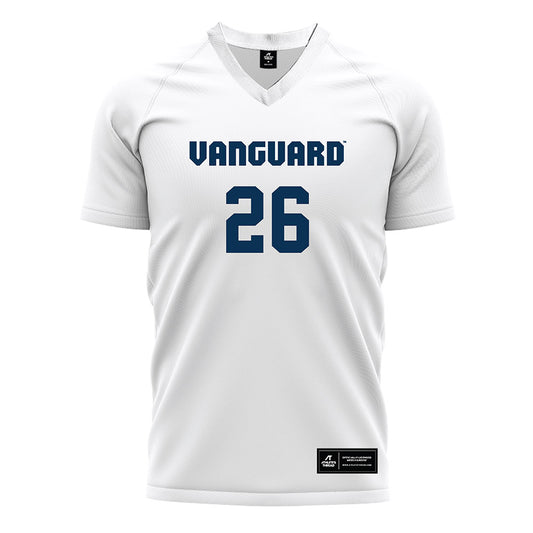 Vanguard - NCAA Men's Soccer : Giancarlo Romero Mora - White Soccer Jersey-0