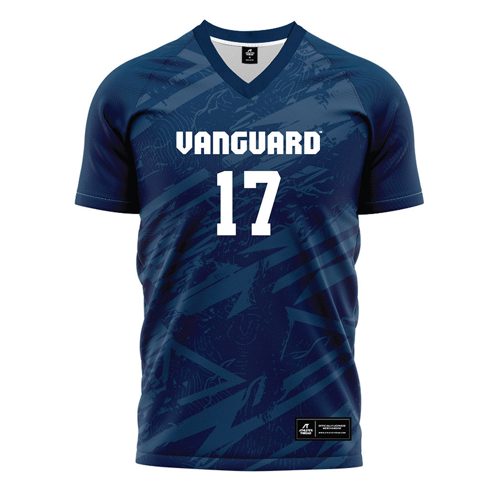 Vanguard - NCAA Women's Soccer : Caelyn Armijo - Navy Soccer Jersey-0