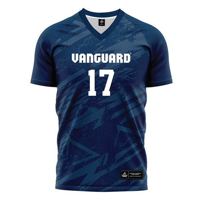Vanguard - NCAA Women's Soccer : Caelyn Armijo - Navy Soccer Jersey-0