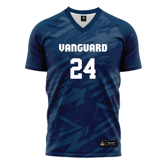 Vanguard - NCAA Women's Soccer : Beatrice Johnson - Navy Soccer Jersey-0