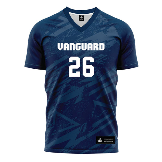 Vanguard - NCAA Women's Soccer : Vanessa Pastrana - Navy Soccer Jersey-0