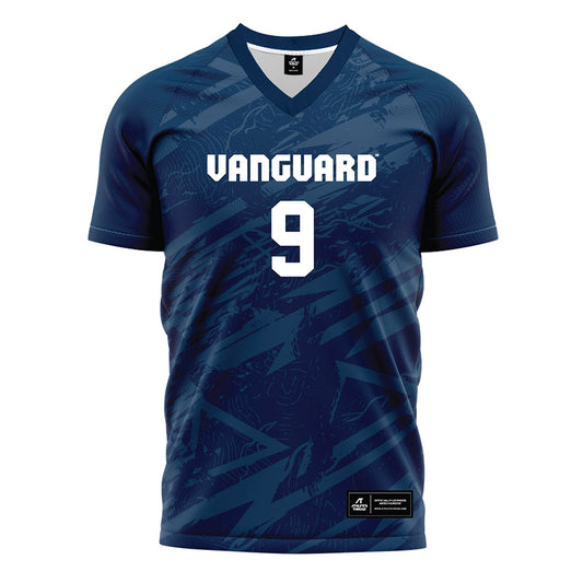 Vanguard - NCAA Women's Soccer : Hailey Garvin - Navy Soccer Jersey-0