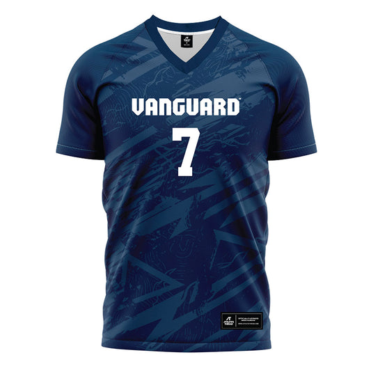 Vanguard - NCAA Women's Soccer : Jennifer Alvarez - Navy Soccer Jersey-0
