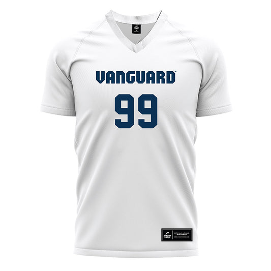 Vanguard - NCAA Women's Soccer : Emily Evano - White Soccer Jersey-0