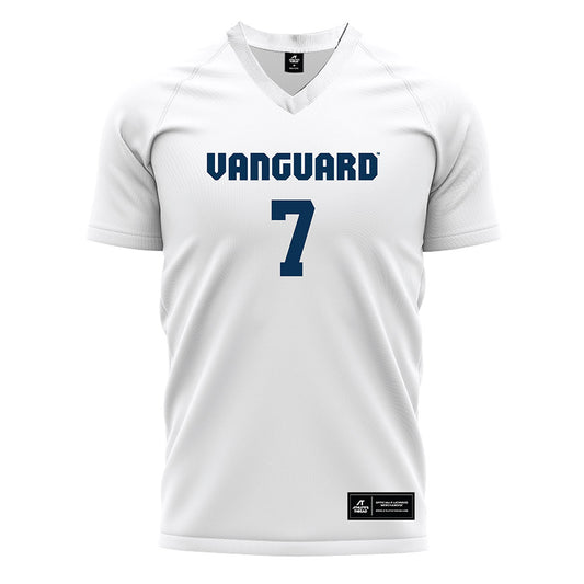 Vanguard - NCAA Women's Soccer : Jennifer Alvarez - White Soccer Jersey-0