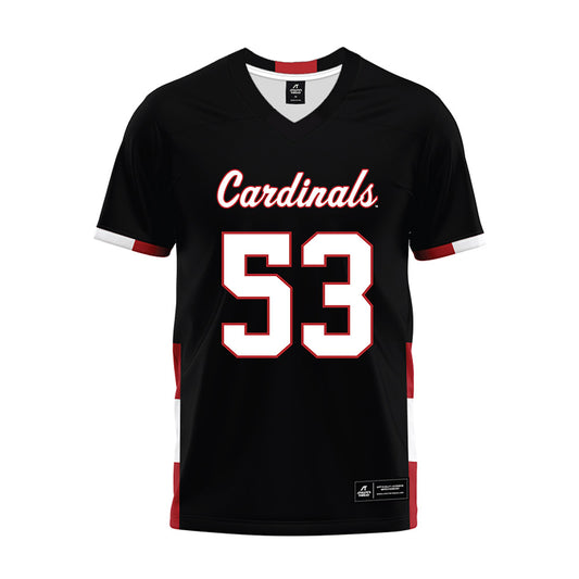 Catholic - NCAA Football : Renzo Mochi - Black Premium Football Jersey-0
