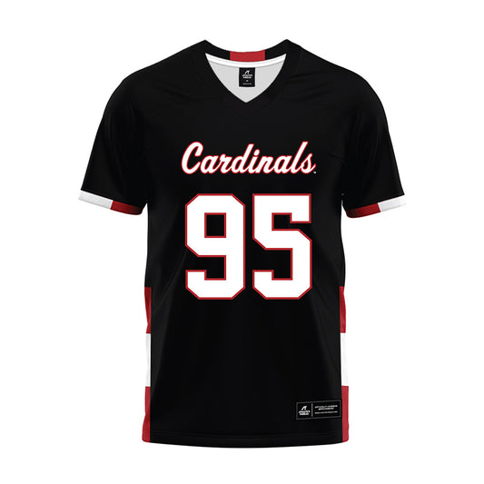 Catholic - NCAA Football : Gavin Drescher - Black Premium Football Jersey-0
