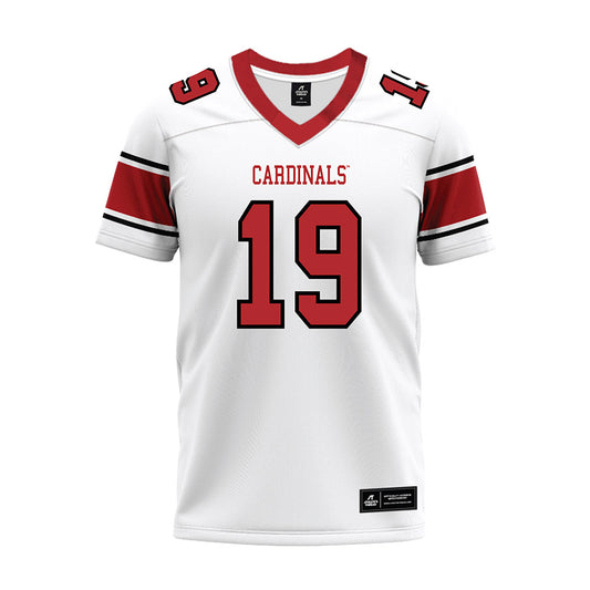 Catholic - NCAA Football : Shaan Wason - White Premium Football Jersey-0