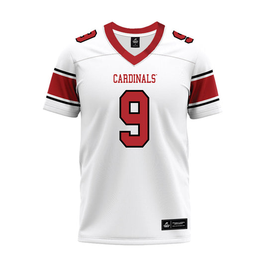 Catholic - NCAA Football : Bo Wargel - White Premium Football Jersey-0