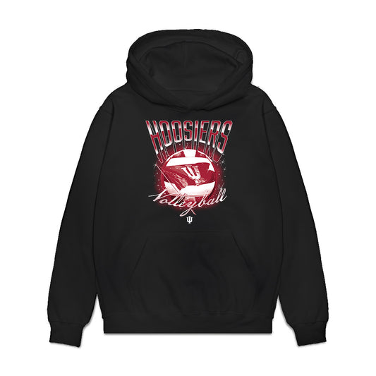Indiana - NCAA Women's Volleyball : Ellie Hepler - Premium Hooded Sweatshirt-0