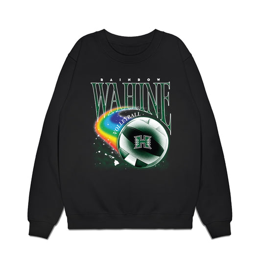 Hawaii - NCAA Women's Volleyball : Tali Hakas - Vintage Shersey Premium Crewneck Sweatshirt-0