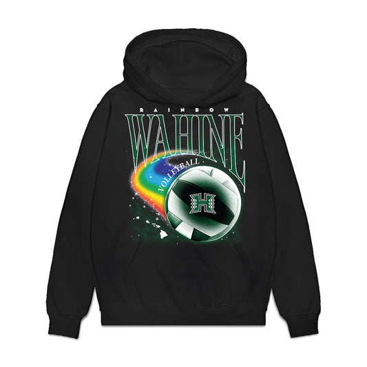 Hawaii - NCAA Women's Volleyball : Tali Hakas - Vintage Shersey Premium Hooded Sweatshirt-0