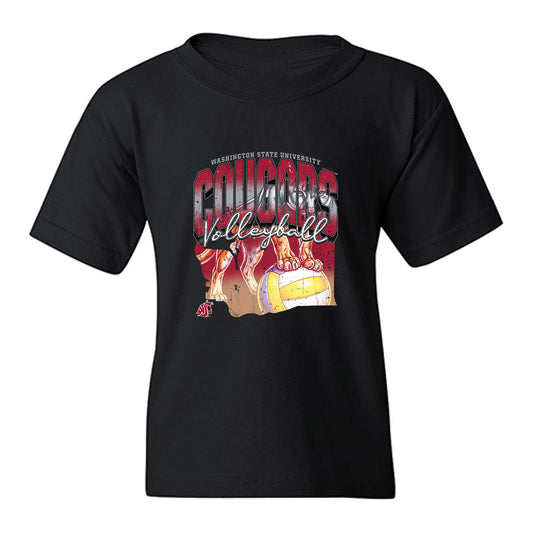 WSU - NCAA Women's Volleyball : Madyn Cervellera - Sports Shersey Youth T-Shirt-0