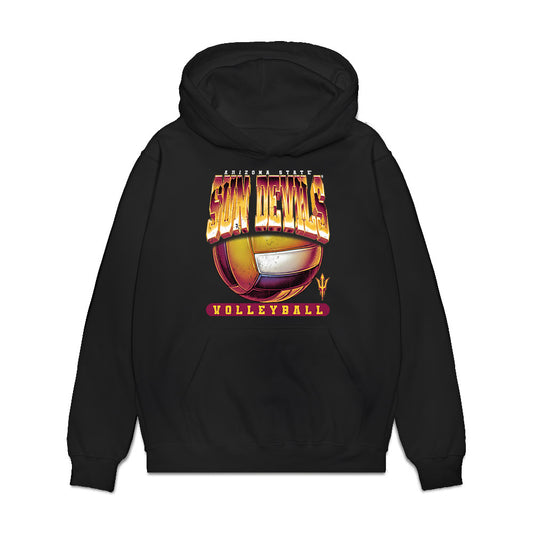 Arizona State - NCAA Women's Volleyball : Aurora Papac - Sports Shersey Premium Hooded Sweatshirt-0