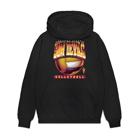 Arizona State - NCAA Women's Volleyball : Ella Hope - Sports Shersey Premium Hooded Sweatshirt-0