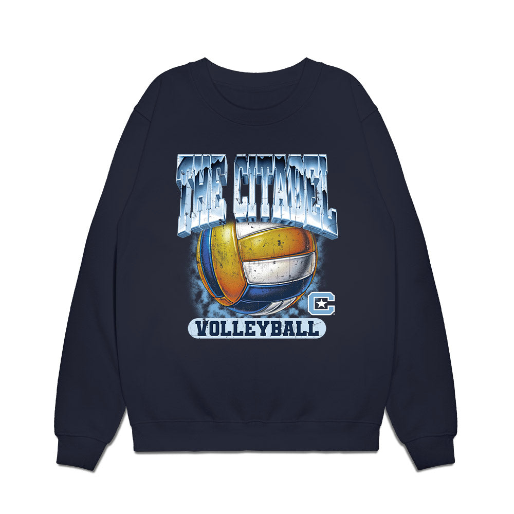 The Citadel - NCAA Women's Volleyball : Emerson Hill - Sports Shersey Premium Crewneck Sweatshirt-0
