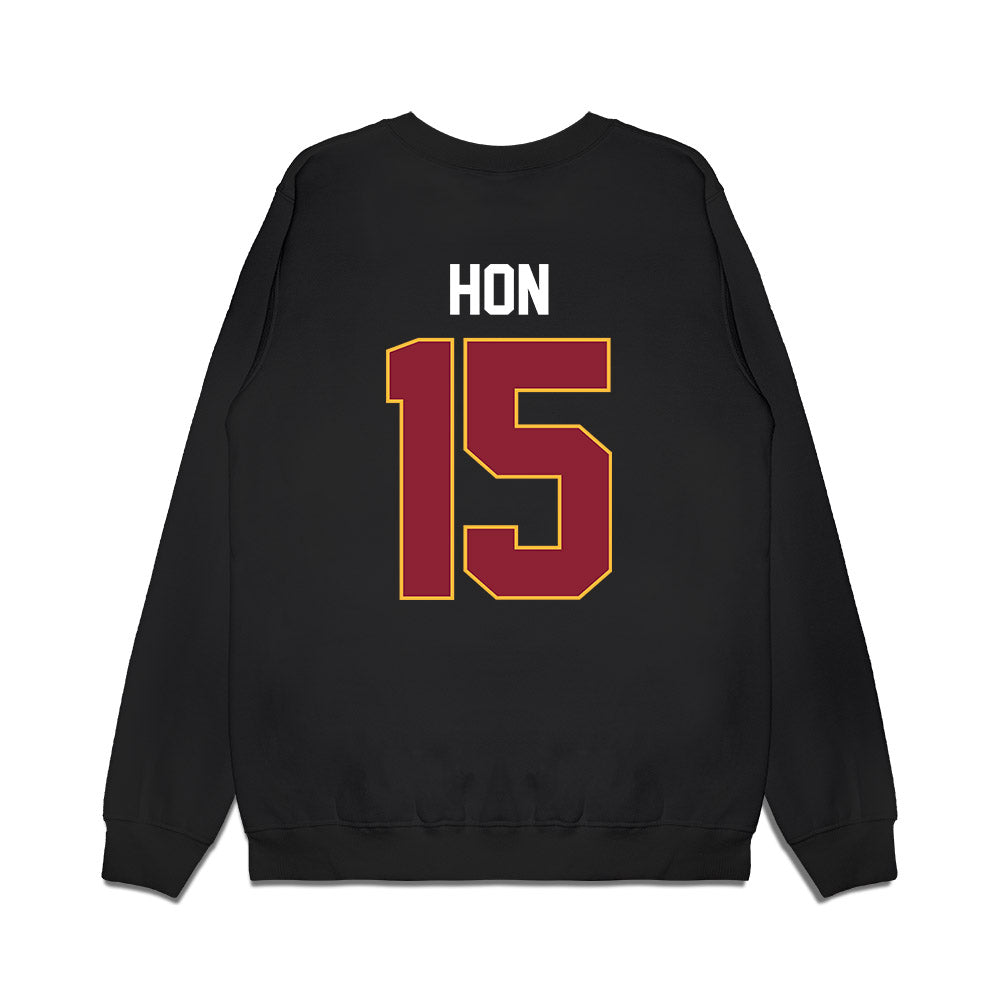 UMN Duluth - NCAA Women's Volleyball : Julianne Hon - Sports Shersey Premium Crewneck Sweatshirt-1