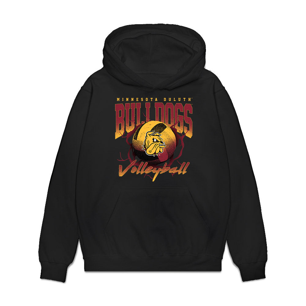 UMN Duluth - NCAA Women's Volleyball : Madeline Guetzkow - Sports Shersey Premium Hooded Sweatshirt-0