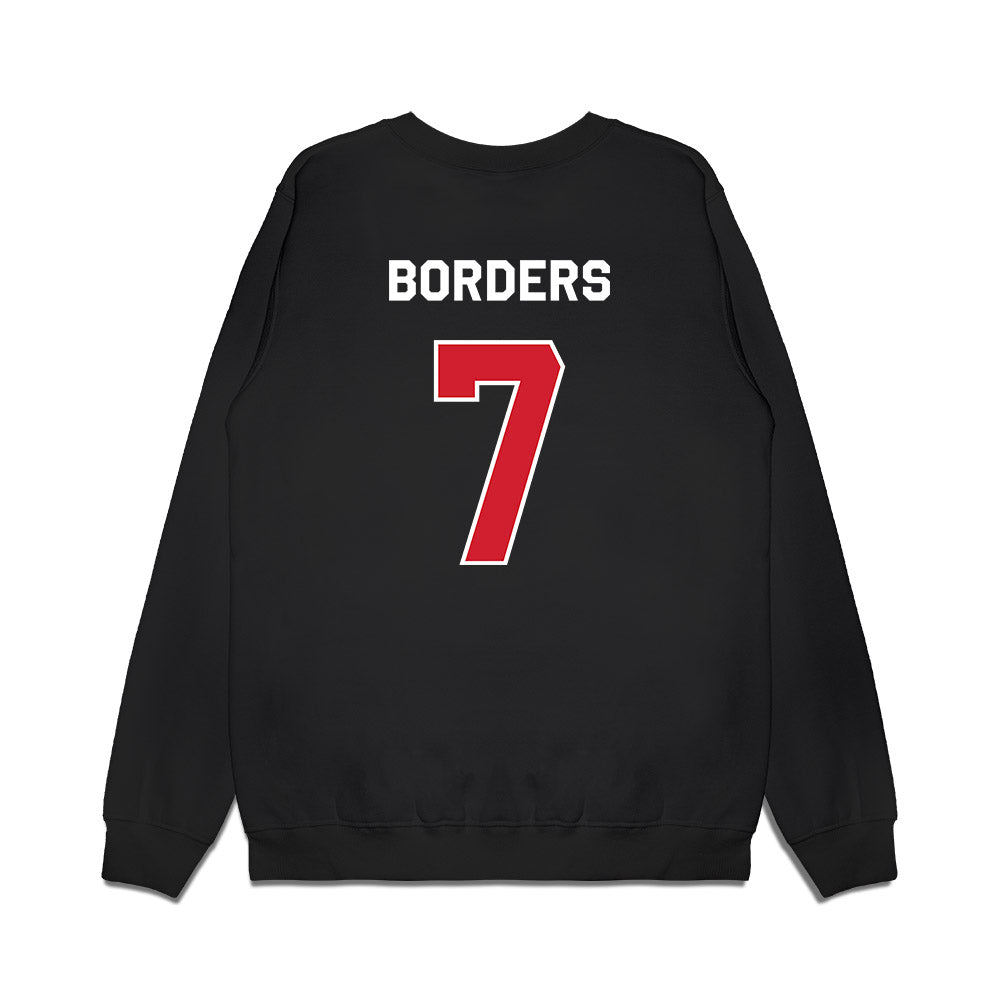 Boston College - NCAA Softball : Tavye Borders - Graphic Premium Crewneck Sweatshirt-1