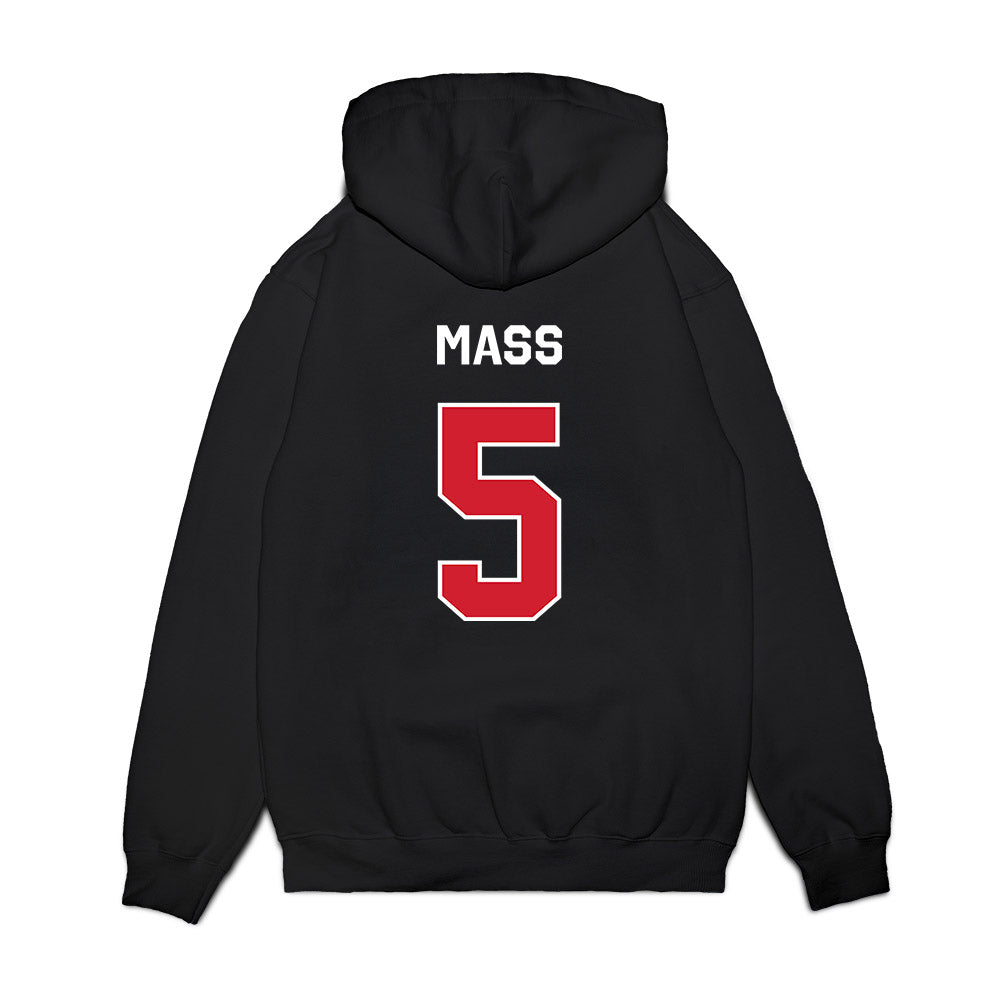 Boston College - NCAA Baseball : John Mass - Graphic Premium Hooded Sweatshirt-1