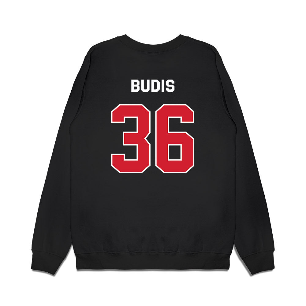 Boston College - NCAA Baseball : Sean Budis - Graphic Premium Crewneck Sweatshirt-1