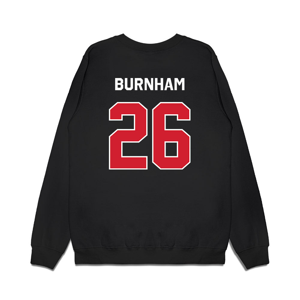 Boston College - NCAA Baseball : Jacob Burnham - Graphic Premium Crewneck Sweatshirt-1